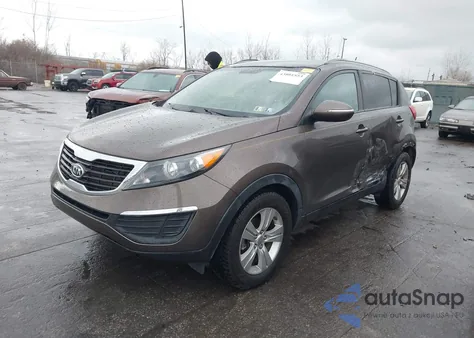 2011 Kia Sportage Lx from USA, damaged, VIN KNDPB3A20B7134849